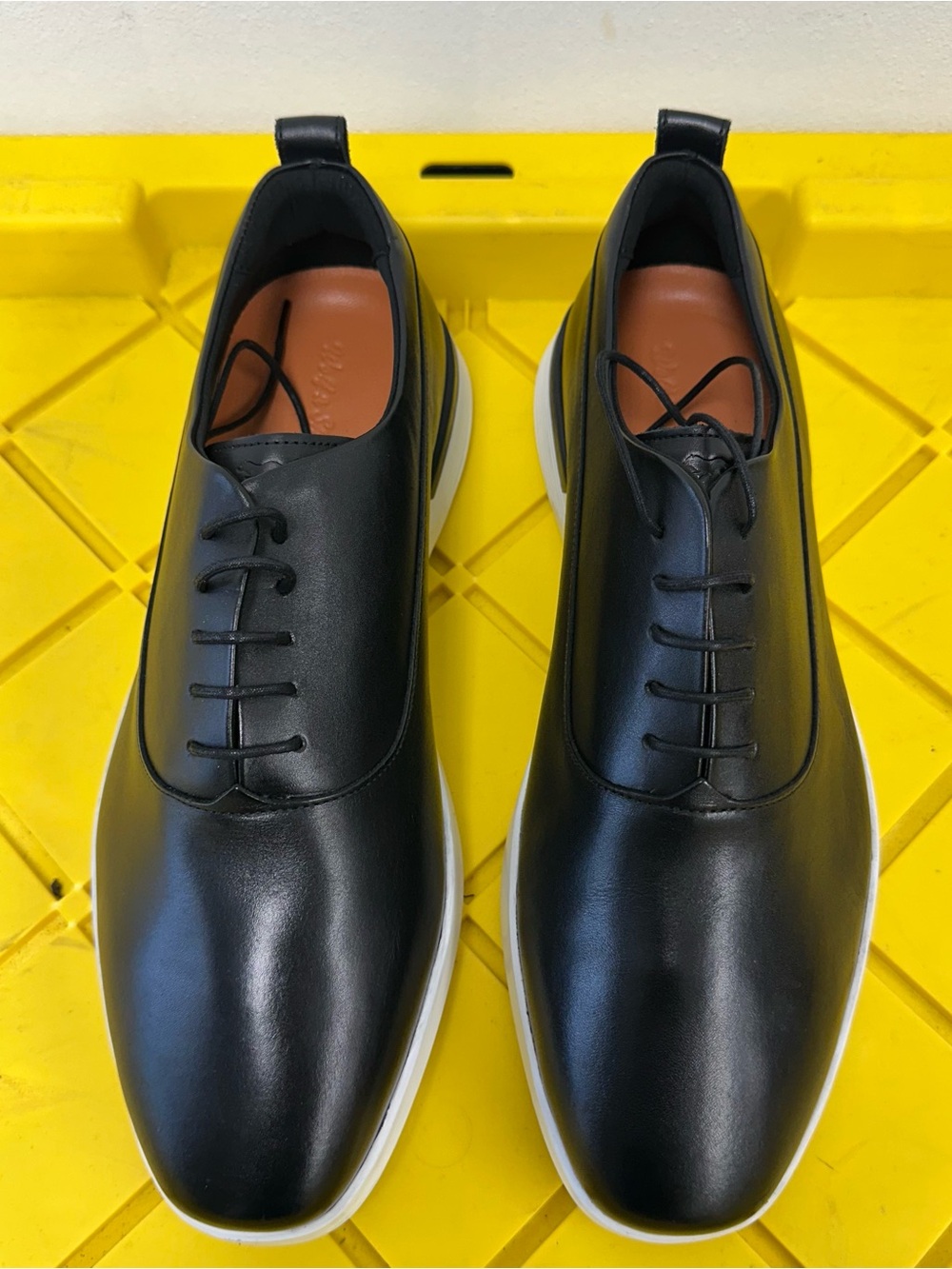 Wolf & Shepherd Crossover Longwing Oxford Shoes Sneakers Onyx Black Mens 12.5 - Picture 2 of 11